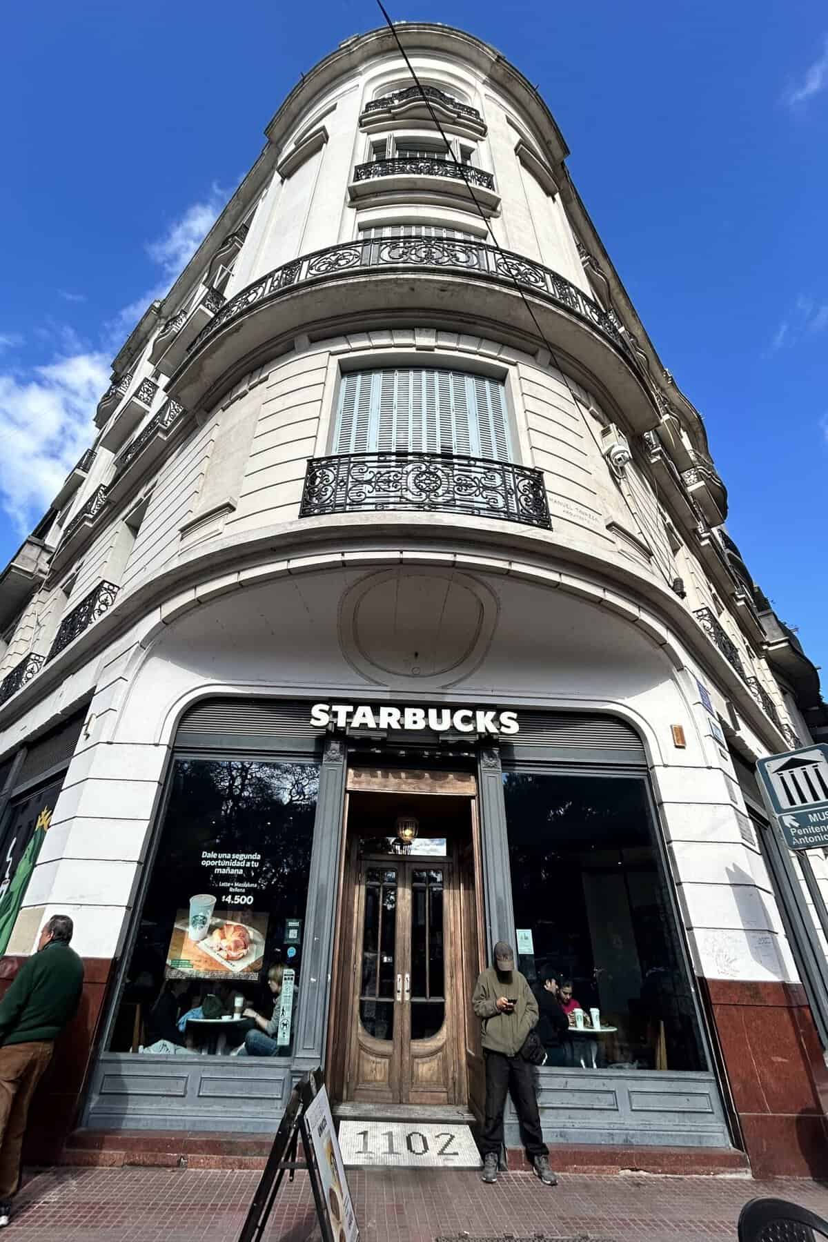 Starbucks building in San Telmo